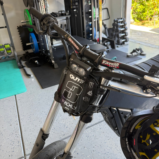 E-Moto Fork Wrap (Reflective Chrome) | Universal E-Bike Fork Protection Wrap