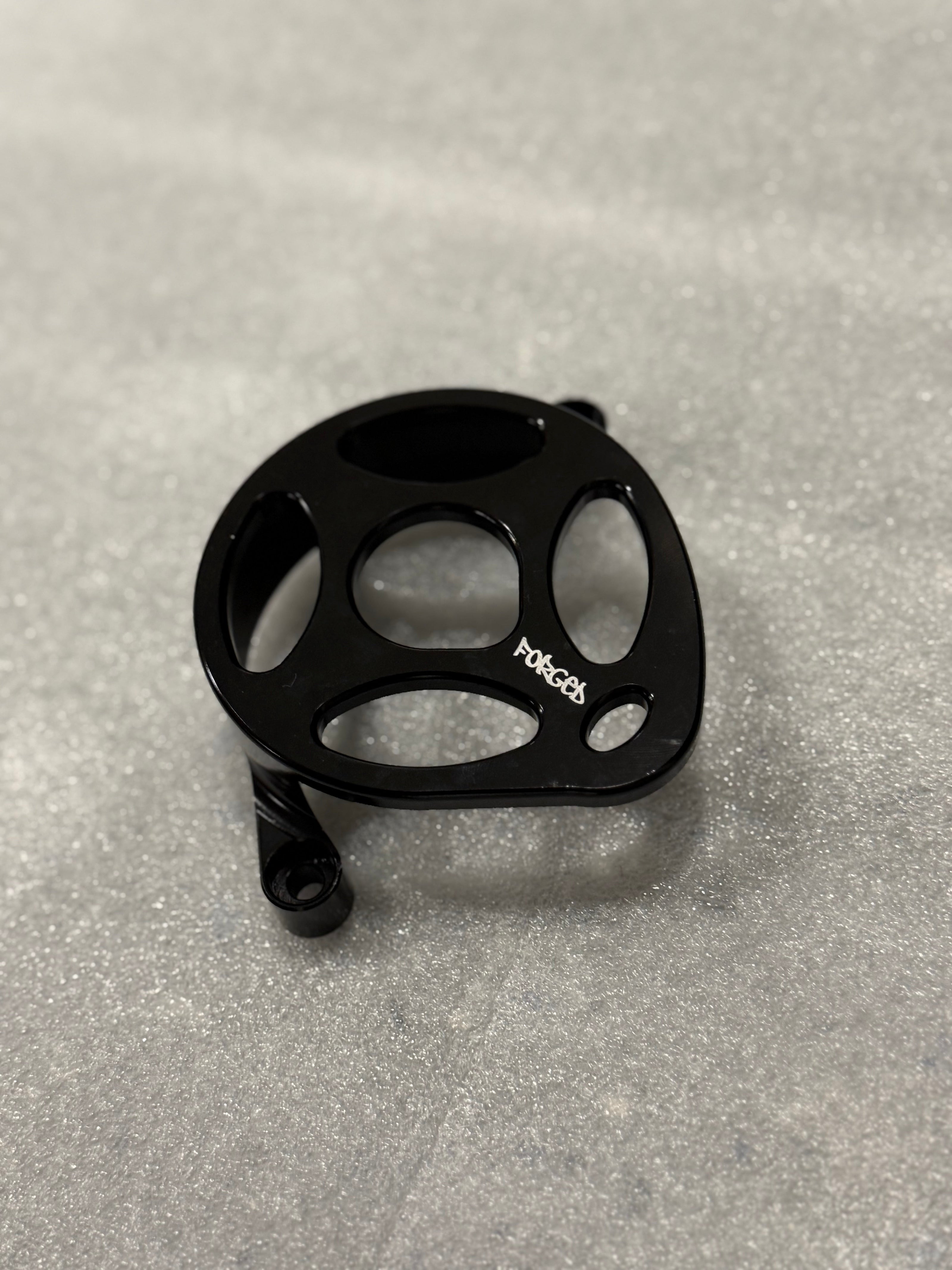 Surron Ultra Bee Metal Motor Cover | CNC Upgrade Replacement (Black & Chrome)