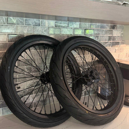 17” Light Bee/Eride Supermoto Wheel Set