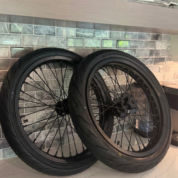 17” Light Bee/Eride Supermoto Wheel Set