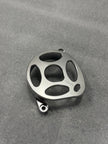 Surron Ultra Bee Metal Motor Cover | CNC Upgrade Replacement (Black & Chrome)