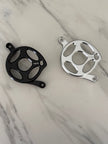 Surron Light Bee X & E-Ride Metal Motor Cover | CNC Upgrade Replacement (Black & Chrome)