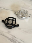 Surron Light Bee X & E-Ride Metal Motor Cover | CNC Upgrade Replacement (Black & Chrome)