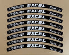 Excel Wheel Decals