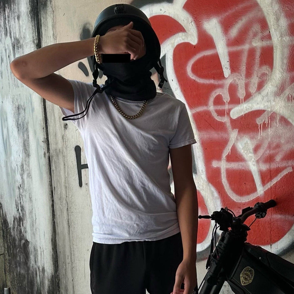 Bikelife Black Bucket Helmet - Trimm Supply