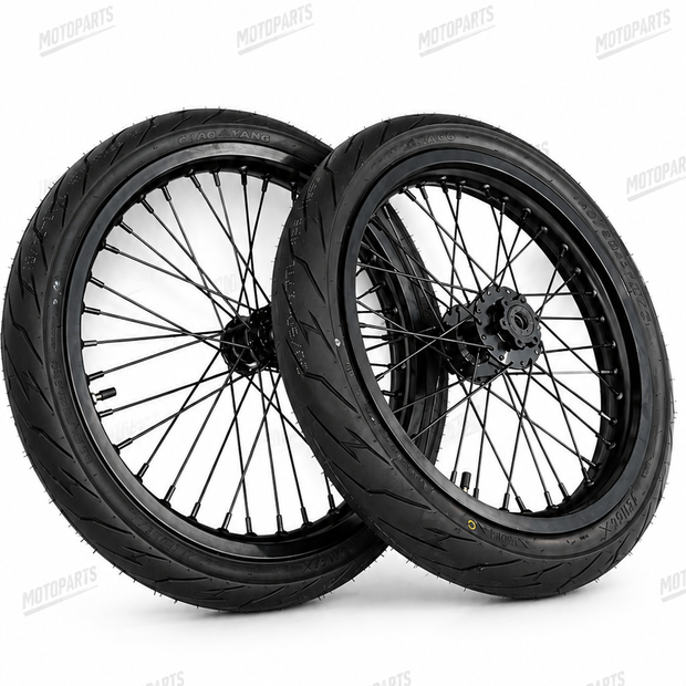 17” Light Bee/Eride Supermoto Wheel Set