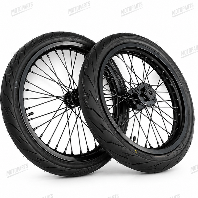 17” Light Bee/Eride Supermoto Wheel Set