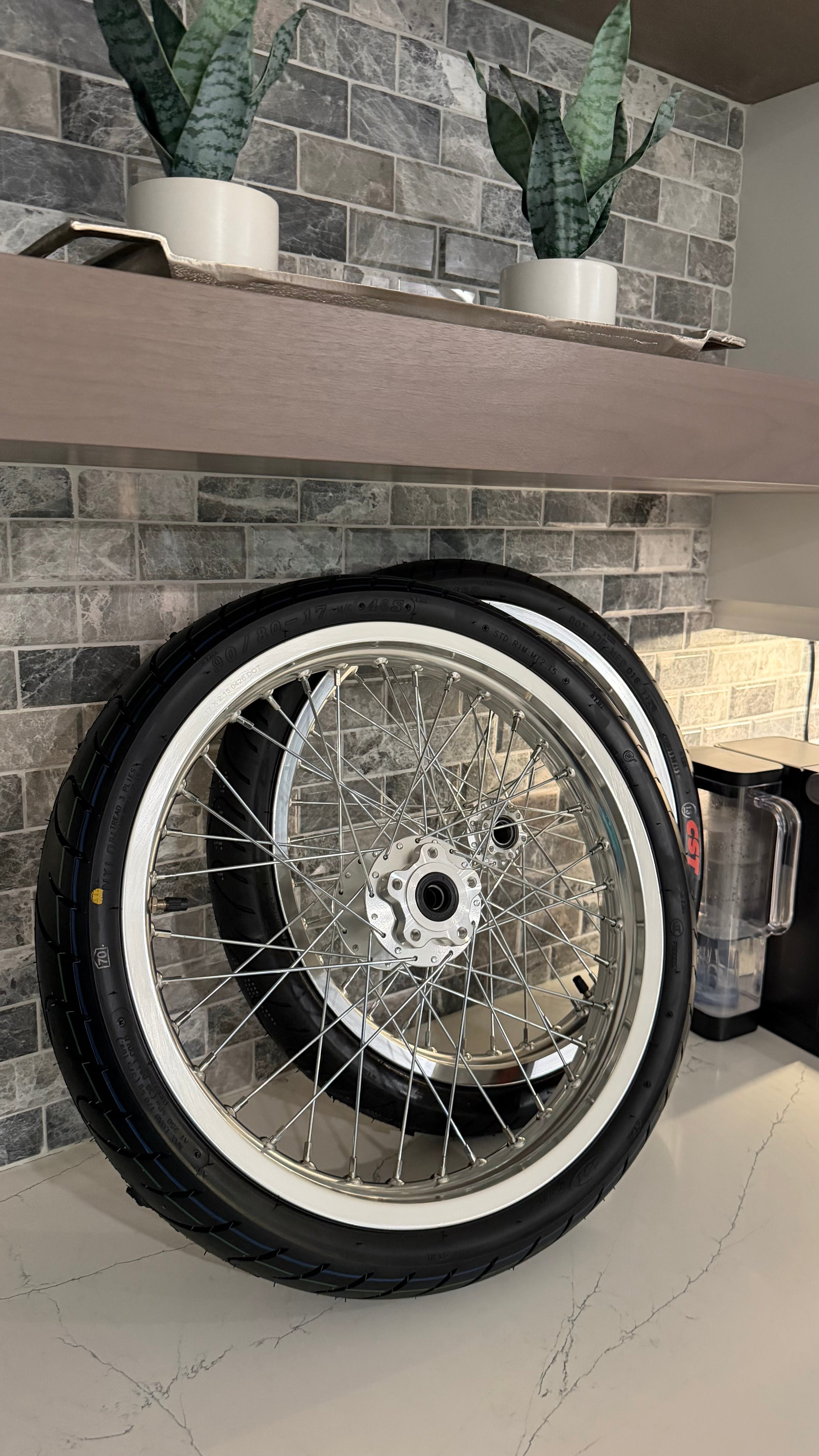 Chrome LBX/ERIDE Supermoto Wheelset