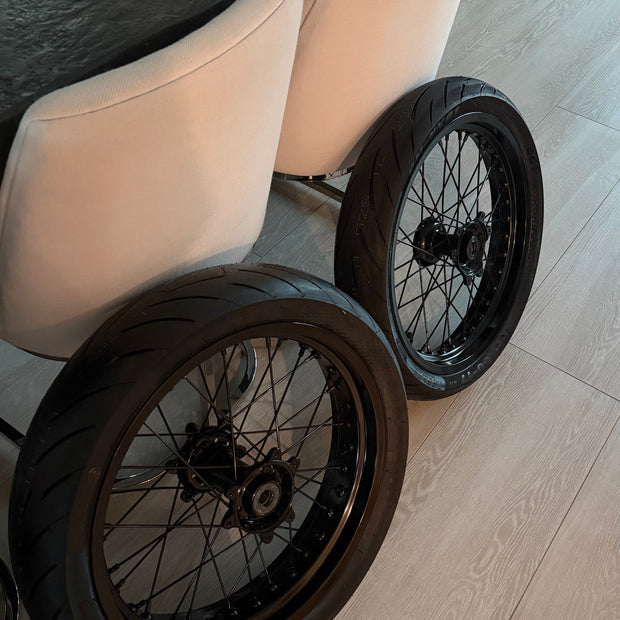 17" Ultra Bee Supermoto wheels