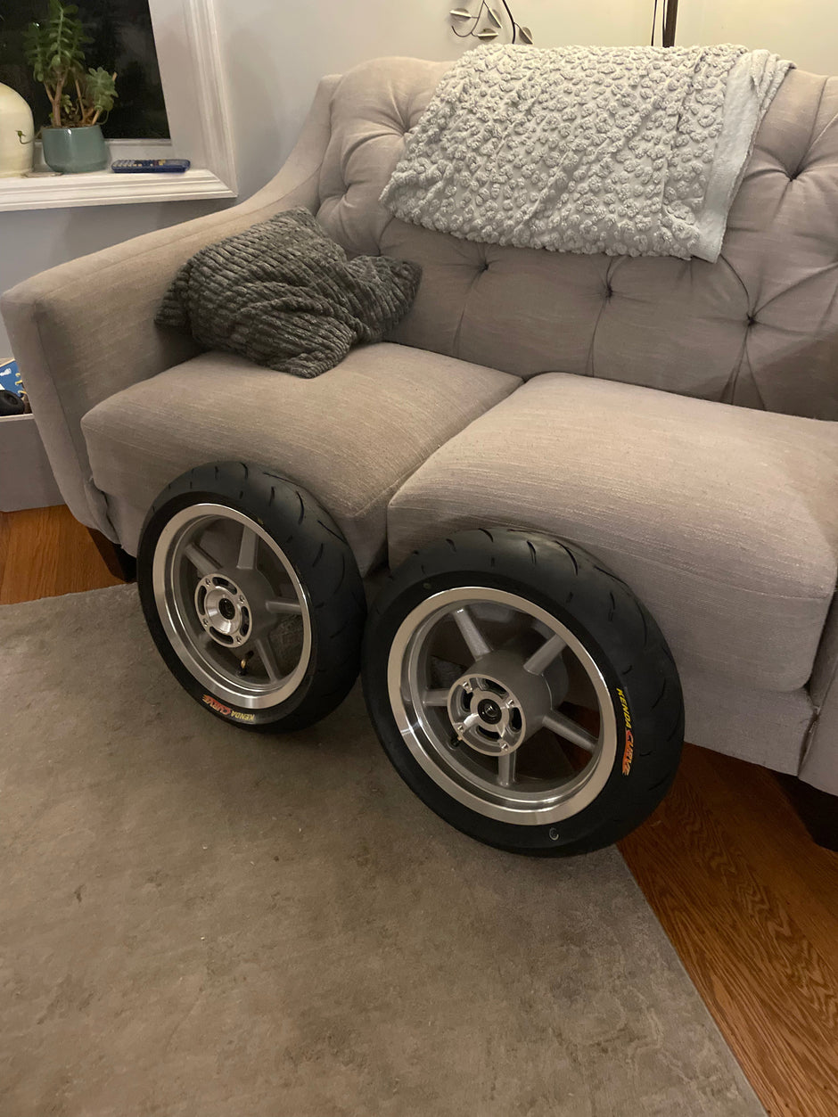12in kenda curve supermoto wheelset