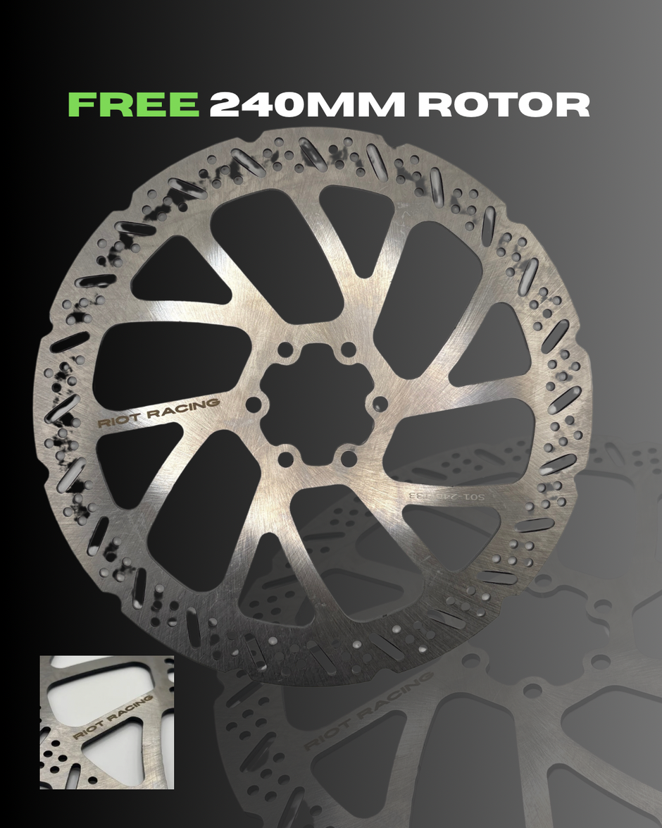 Riot V2 Brakes — LBX / E-Ride / Talaria XXX (Limited 5-Year Warranty)
