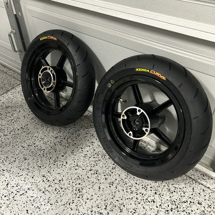 12in kenda curve supermoto wheelset