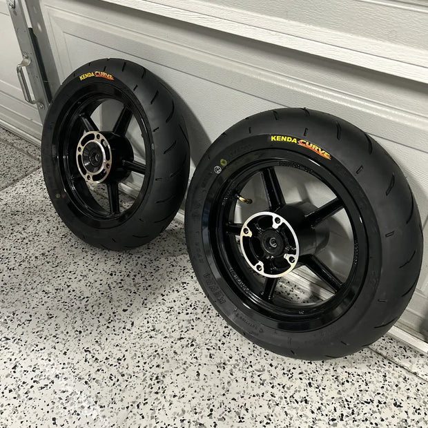 12in kenda curve supermoto wheelset