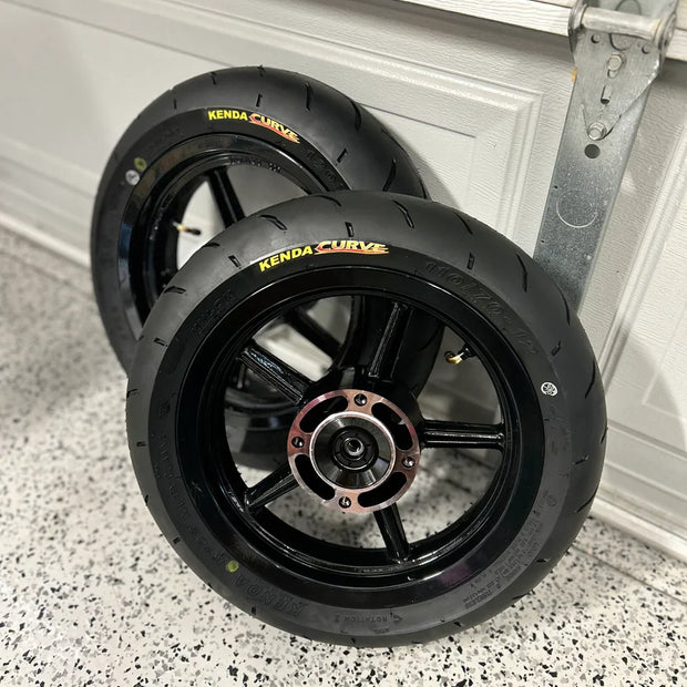 12in kenda curve supermoto wheelset
