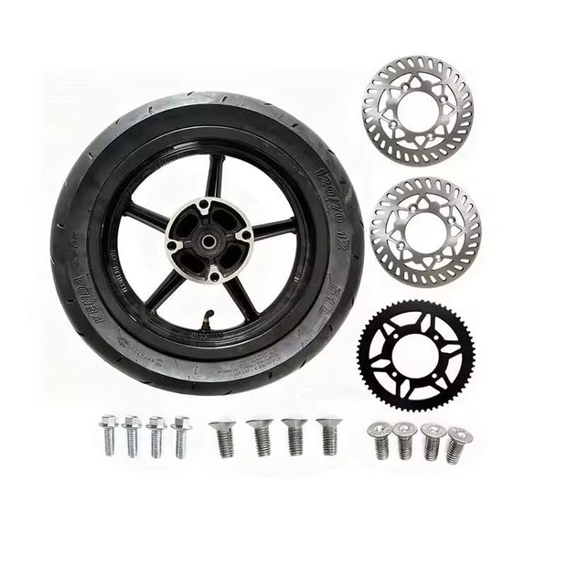 "FATTY" Supermoto Sets With Sprockets and Rotors - For Yozma IN10 and Tuttio Soliel 01