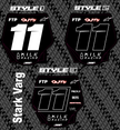 Stark Varg Front Plate Decals