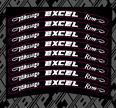 Excel Wheel Decals