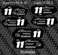Super 73/Ridestar Battery Decals