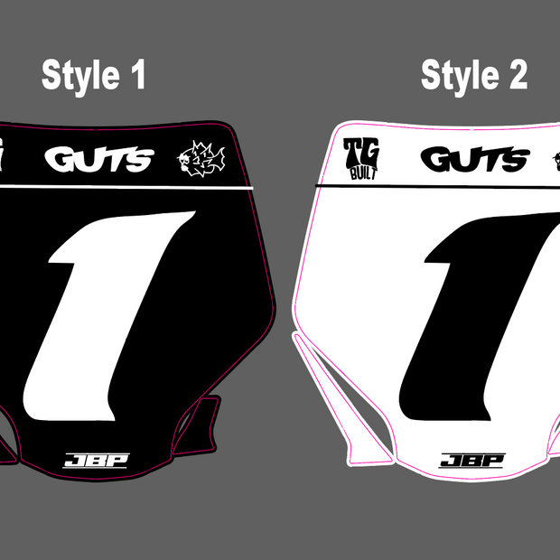 Stark Varg Race Front Plate Decal