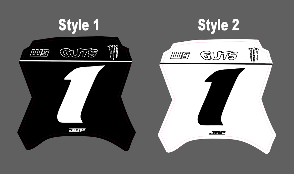 Yozma Race Front Plate Decal
