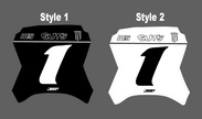 Yozma Race Front Plate Decal