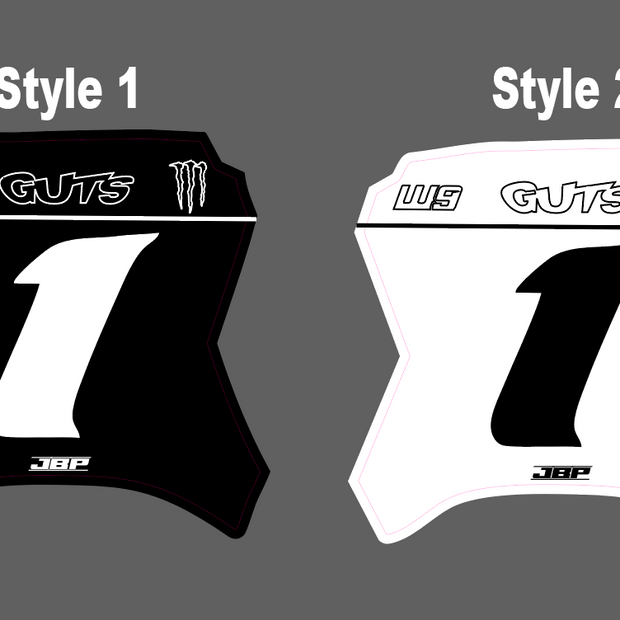 Yozma Race Front Plate Decal