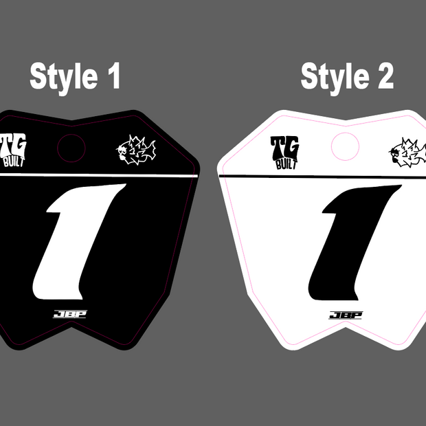 ETM RTR Race Front Plate Decal