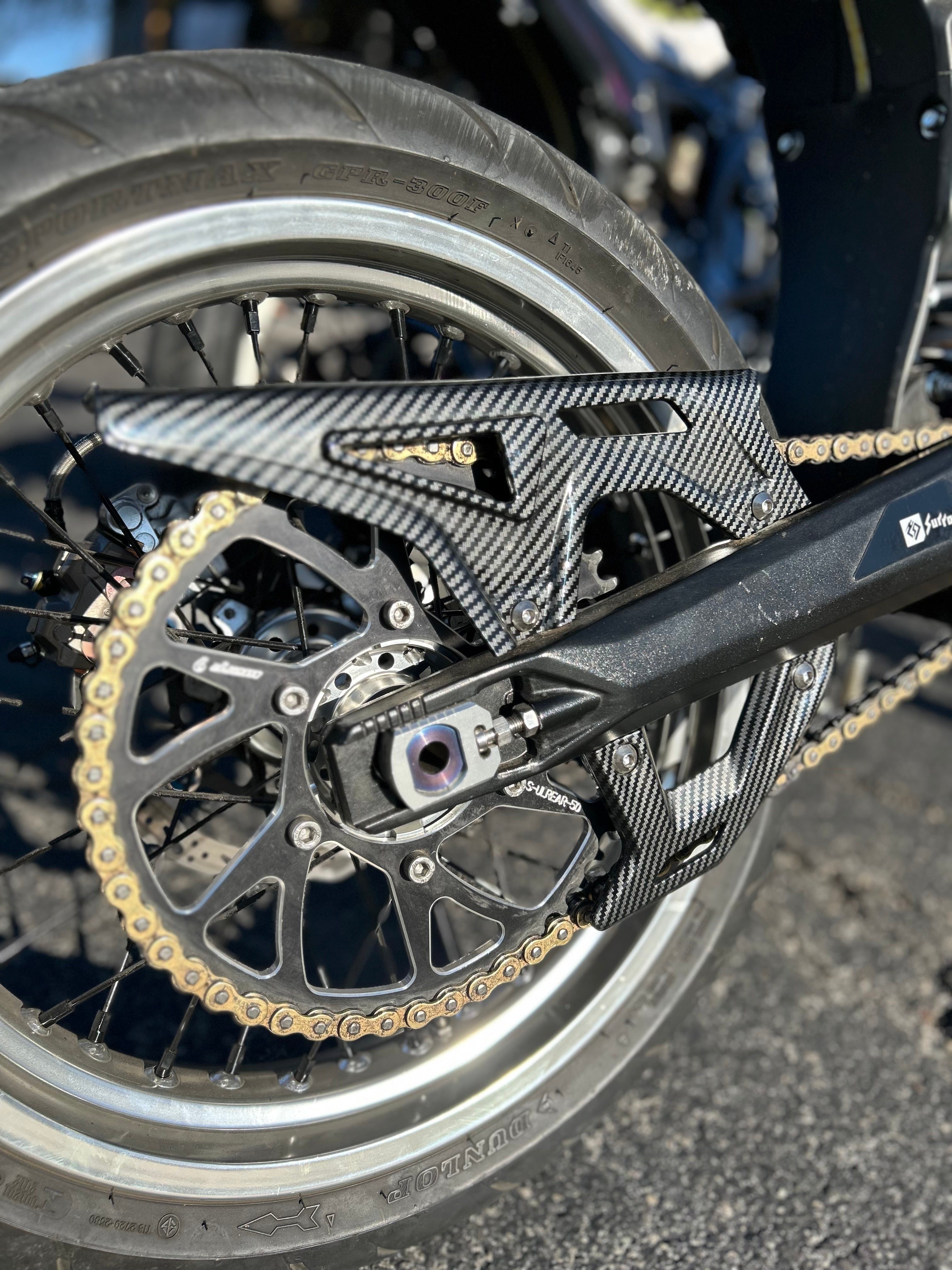 Surron Ultra Bee Lower Chain Guard - Carbon