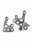 Chrome Silver Foot Peg Brackets for Sur-Ron Light Bee X & E-Ride Pro – Heavy Duty Upgrade