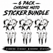 Moto-Sticker Bundle (CHROME)