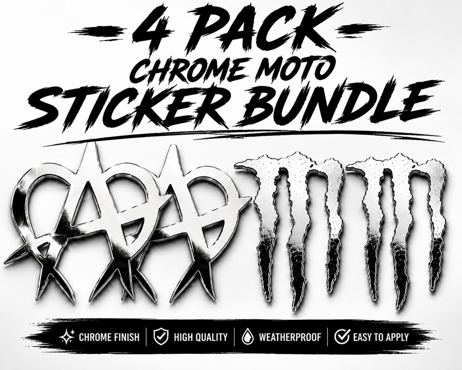Moto-Sticker Bundle (CHROME)