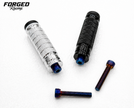 Titanium Style Foot Lock Bolts – Blue Anodized Lightweight Motorcycle / E-Moto Hardware