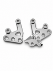 Chrome Silver Foot Peg Brackets for Sur-Ron Light Bee X & E-Ride Pro – Heavy Duty Upgrade