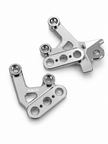 Chrome Silver Foot Peg Brackets for Sur-Ron Light Bee X & E-Ride Pro – Heavy Duty Upgrade